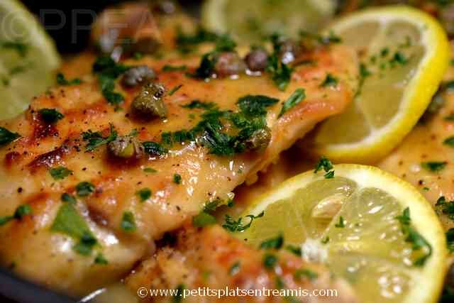 piccata de poulet