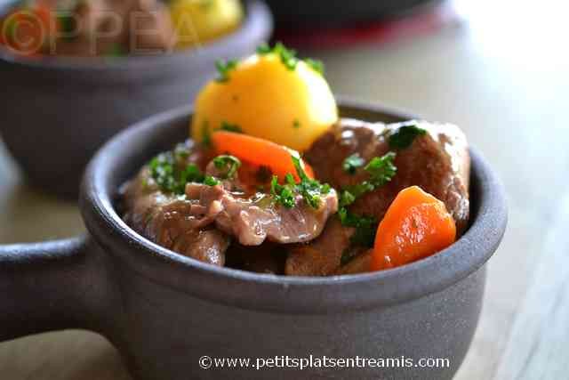 plat d'Irish stew