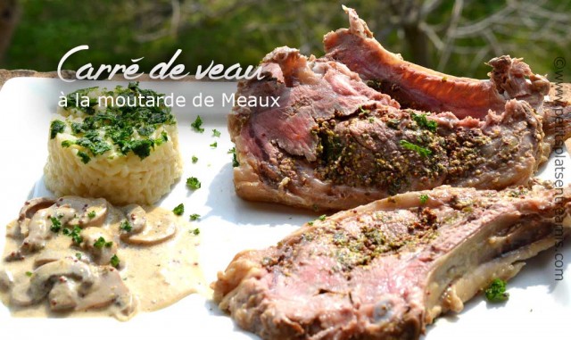 Carré de veau à la moutarde de Meaux