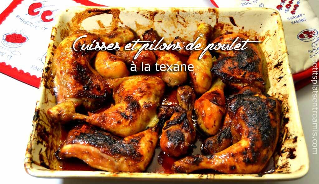 Cuisses et pilons de poulet à la texane