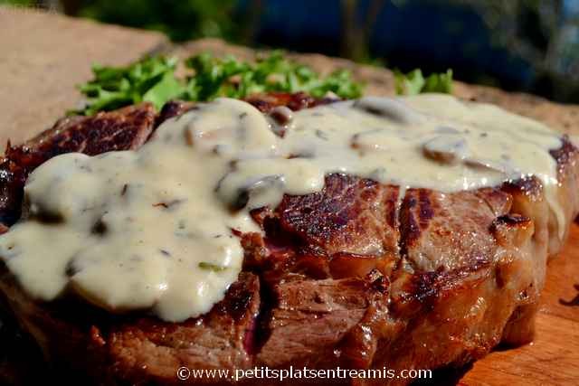 côte de boeuf et sauce au porto