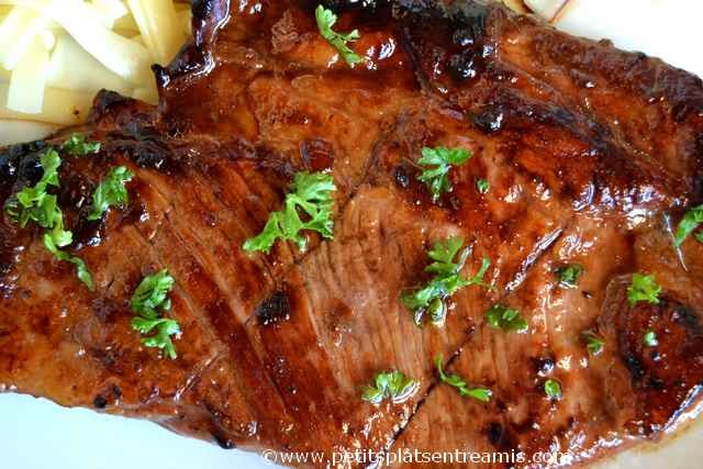 carbonnade de porc à la une