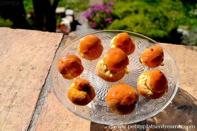 plateau de choux à la crème