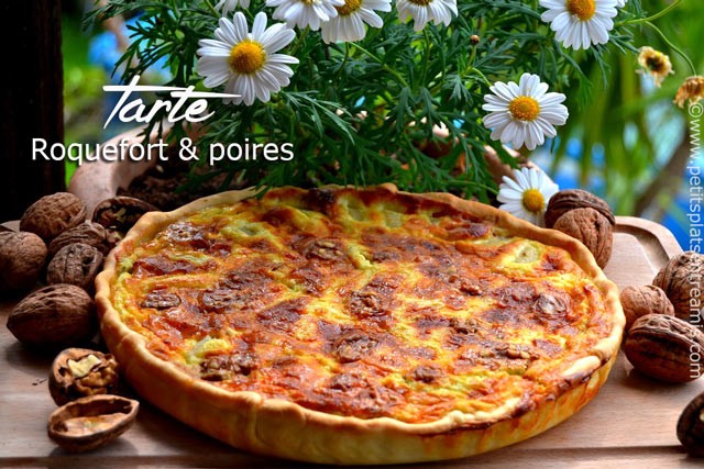 recette-tarte-poires-et-Roquefort