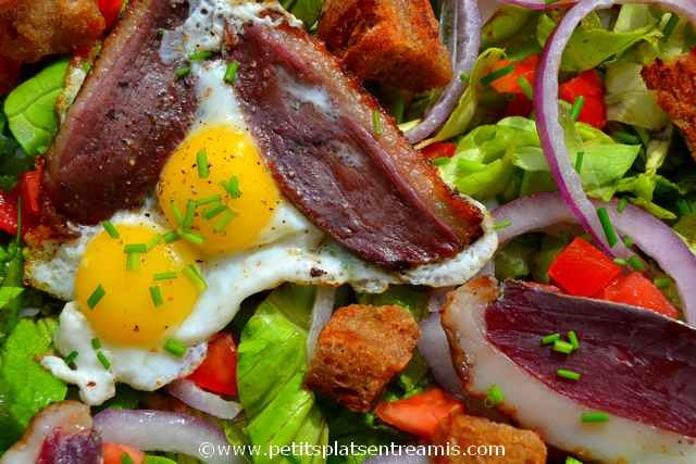 salade au magret séché à la une