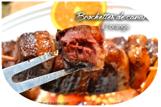 brochette-de-canard-à-l'orange