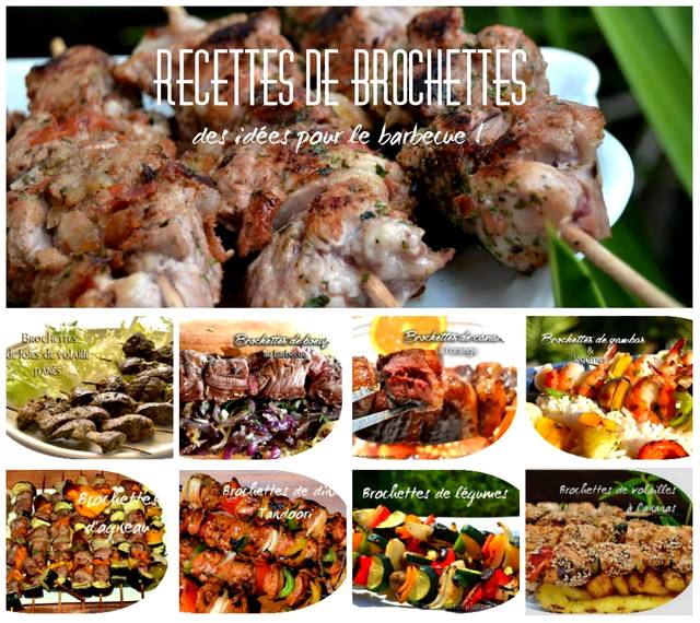 Recettes de brochette et de barbecue