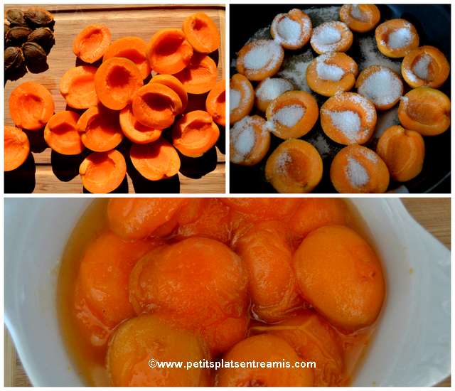 cuisson des abricots