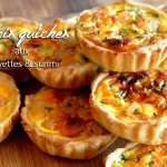 Minis quiches aux crevettes et surimi