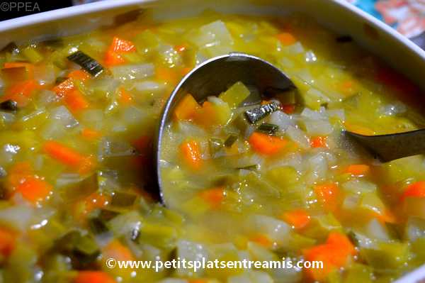 recette soupe de légumes
