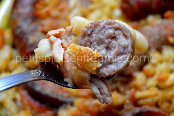 Ingrédients du cassoulet