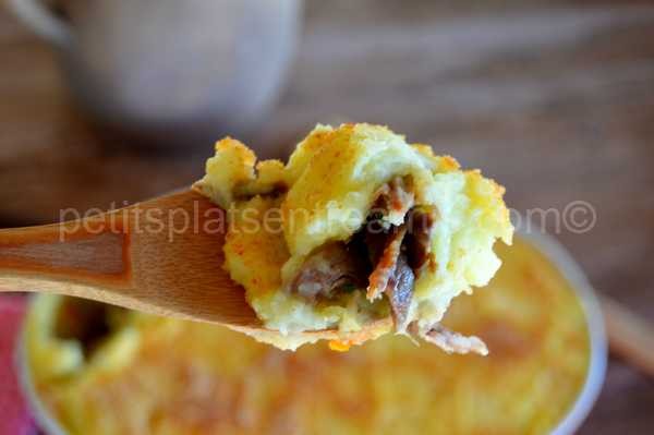 Cuisson parmentier de confit de canard