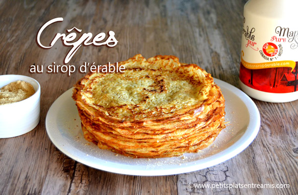 Crêpes au sirop d'érable