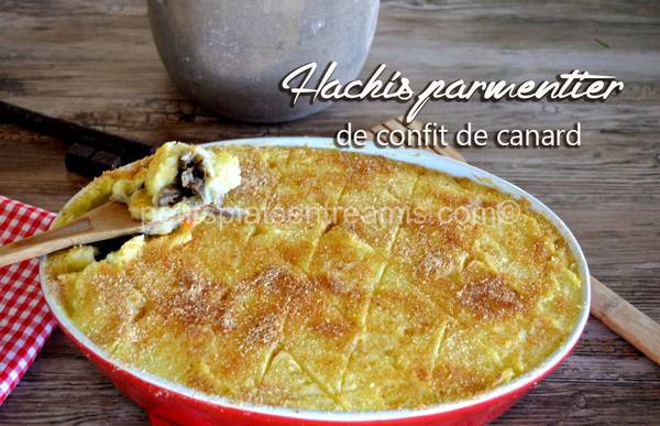 Recette parmentier de confit de canard traditionnel