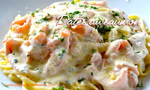Pâtes au saumon fumé