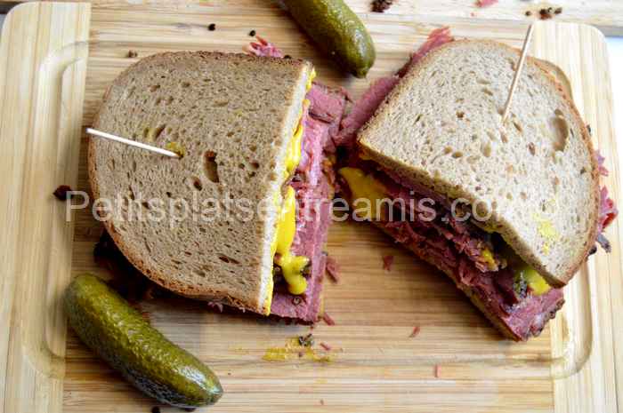 sandwich à la viande fumée recette