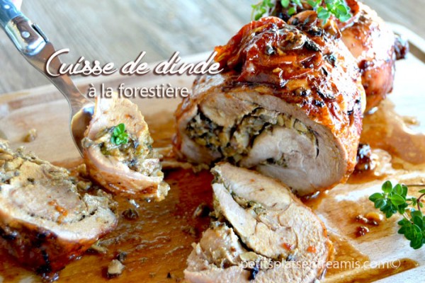 Cuisse de dinde à la forestière