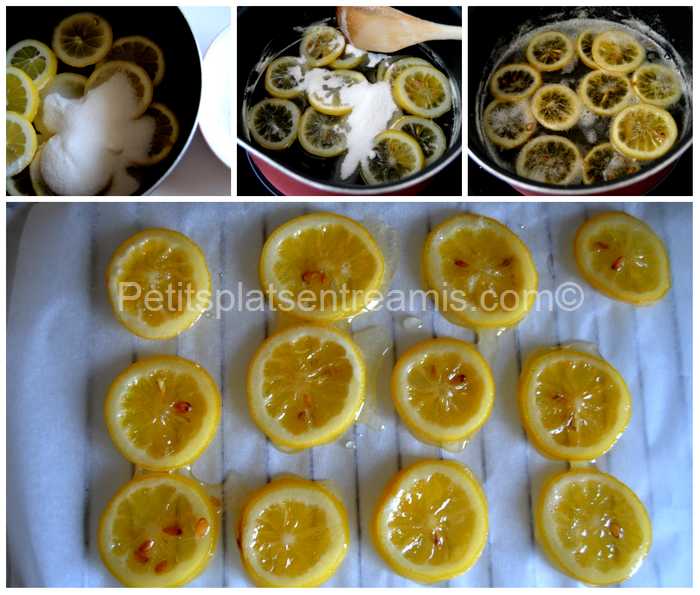 cuisson tranches de citron confites