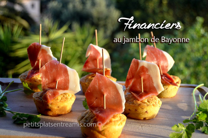 Financiers au jambon de Bayonne