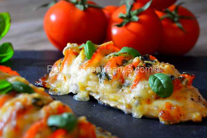 recette poulet tomate mozzarella