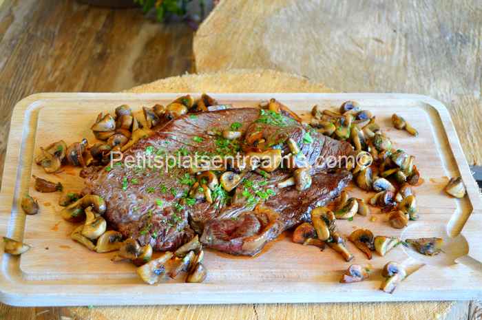 Basse Cote De Bœuf Aux Champignons Petits Plats Entre Amis