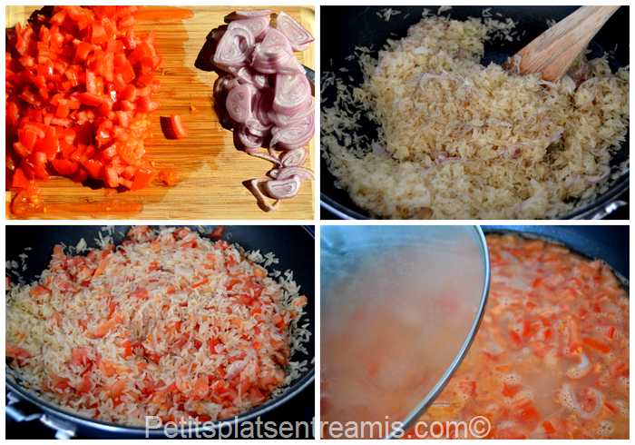 cuisson riz pilaf aux tomates