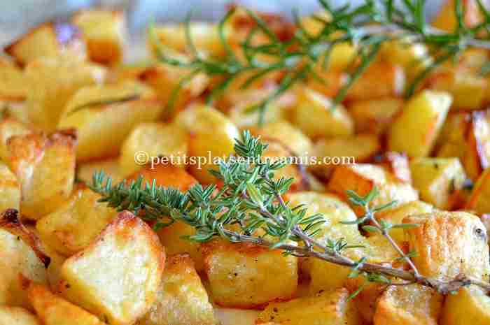 recette pommes de terre frites au four