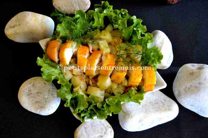 salade-de-pommes-de-terre-au-haddock recette