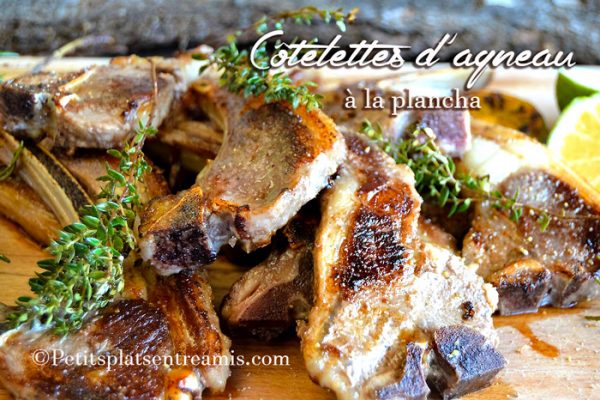 Côtelettes d’agneau à la plancha