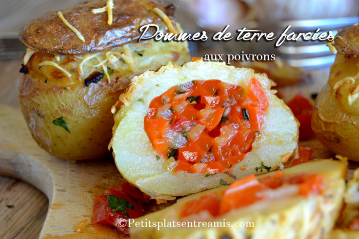 Poivrons farcis aux pommes de terre et à la tomme - Recettes de