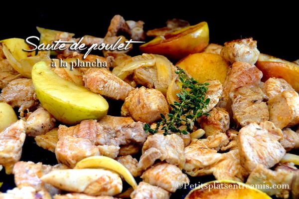 Sauté de poulet à la plancha | Petits Plats Entre Amis