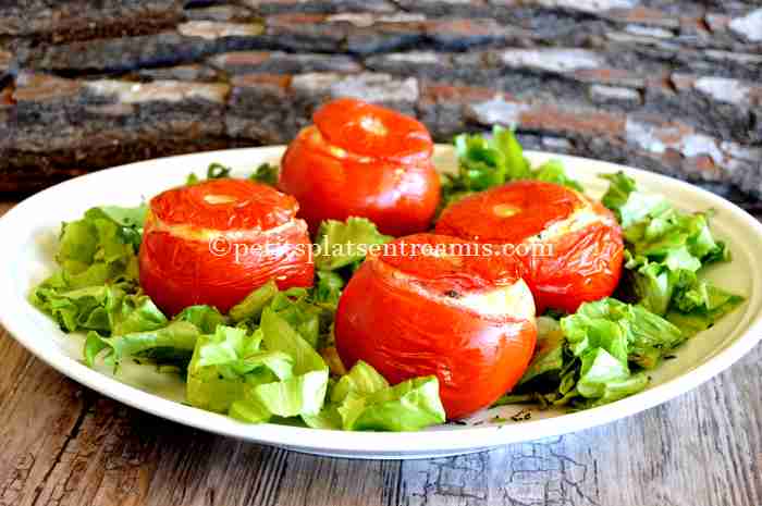 tomates-farcies-au-chèvre recette