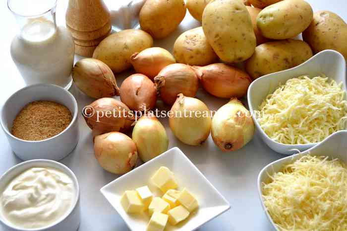 ingredients-pour-gratin-de-pommes-de-terre-aux-oignons