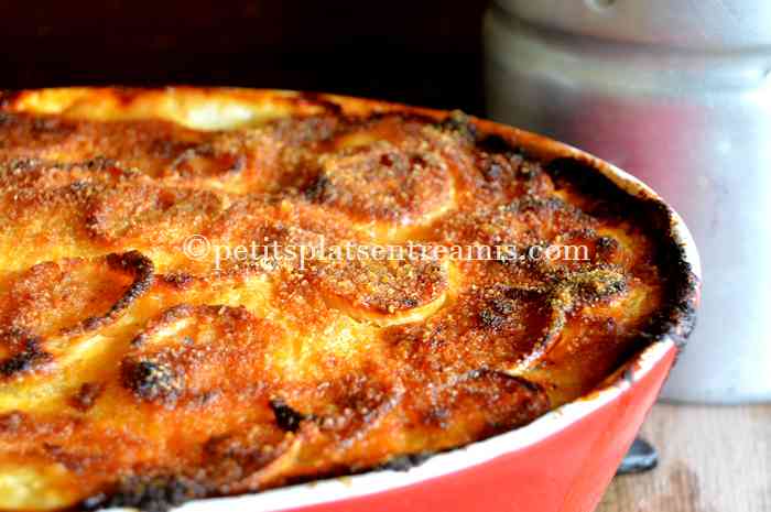 Recette De Gratin De Pommes De Terre Aux Oignons Petits Plats