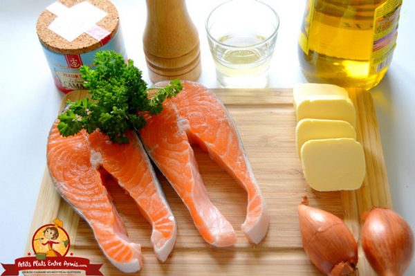 Recette de darne de saumon au beurre blanc | Petits Plats Entre Amis