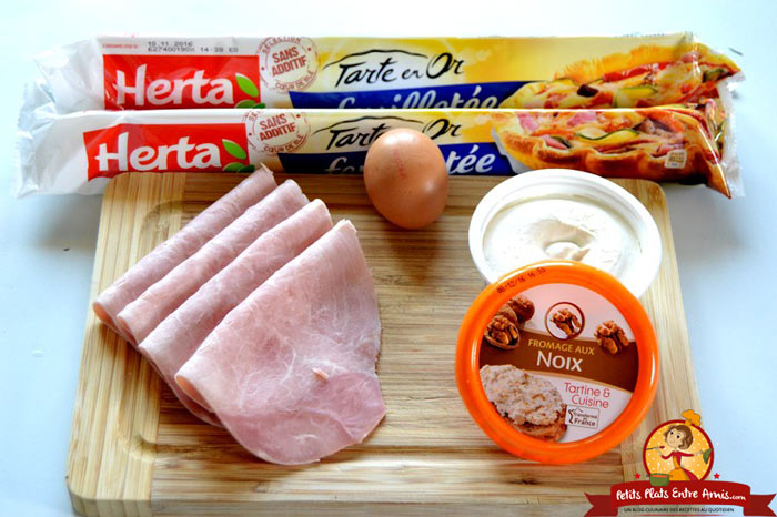Tarte soleil jambon et fromage | Petits Plats Entre Amis