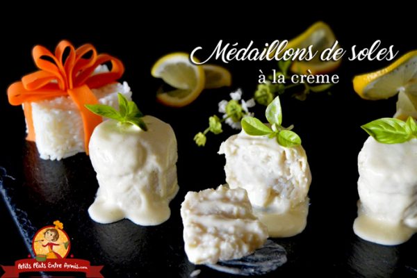 Médaillons de soles à la crème
