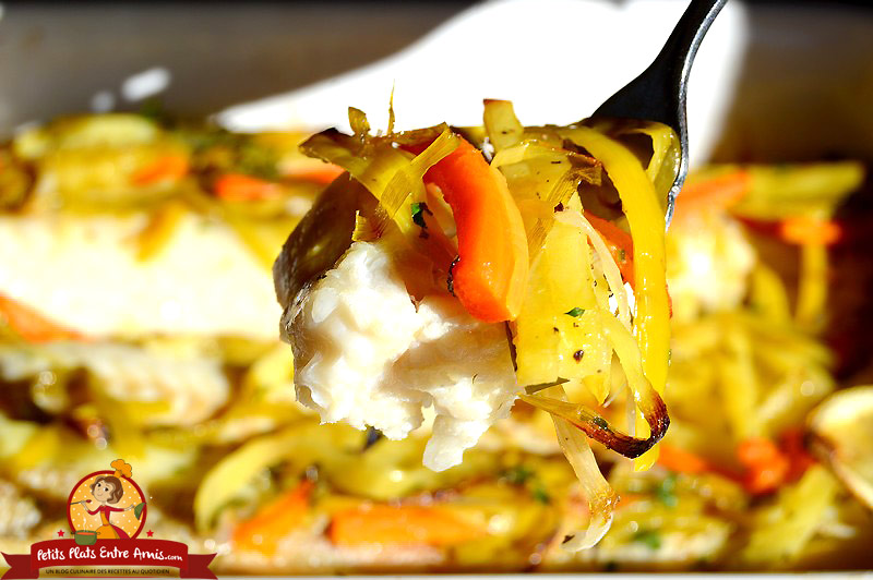 Recette de filet de julienne aux petits légumes | Petits Plats Entre Amis