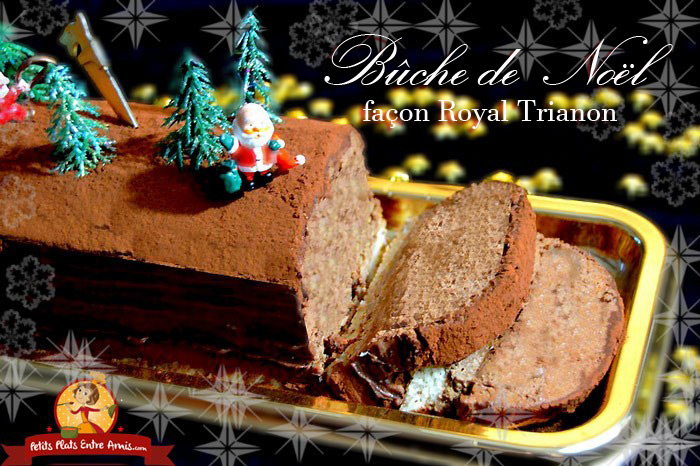 Bûche de Noël façon Royal Trianon