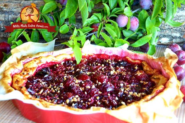 Recette de tarte aux prunes