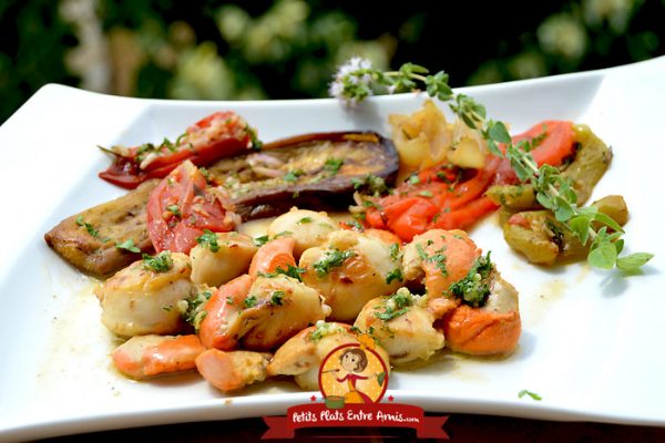 Saint-Jacques à la plancha la recette | Petits Plats Entre Amis