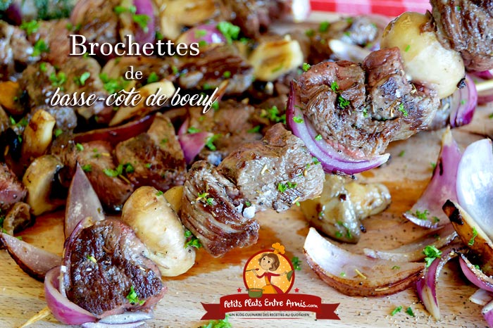 Brochettes De Basse Cote De Boeuf Petits Plats Entre Amis