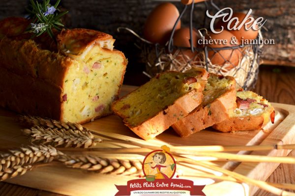 Cake jambon et chèvre