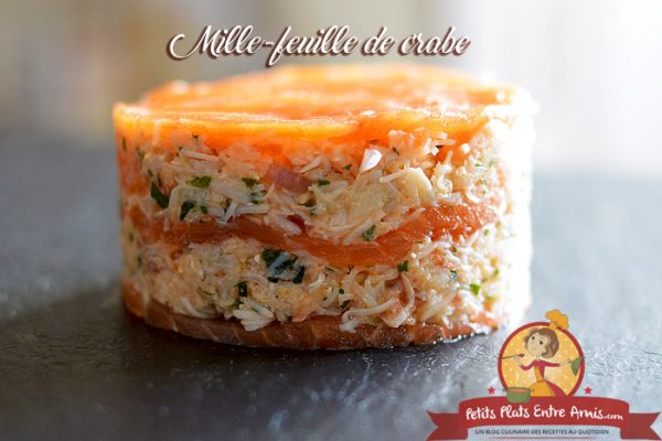 Mille-feuille de crabe