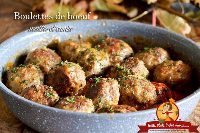 Boulettes De Boeuf à La Menthe Et Au Cumin