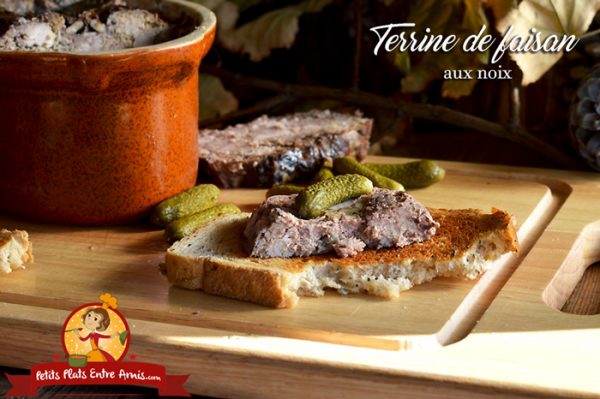 Terrine de faisan aux noix | Petits Plats Entre Amis