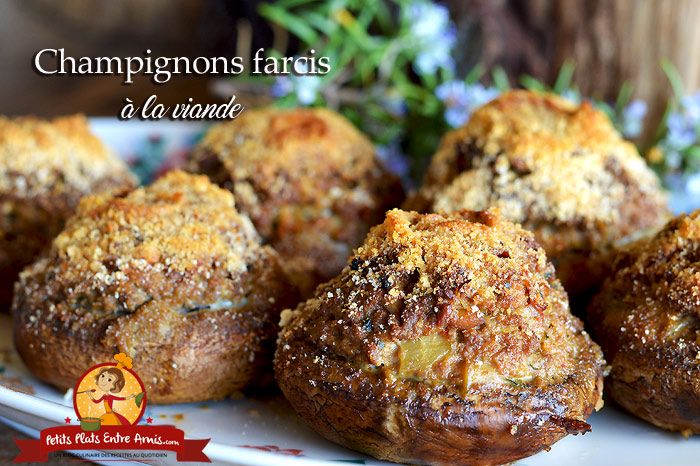 Champignons Farcis A La Viande Petits Plats Entre Amis