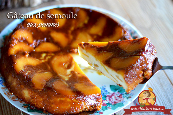 Gateau De Semoule Aux Pommes Petits Plats Entre Amis