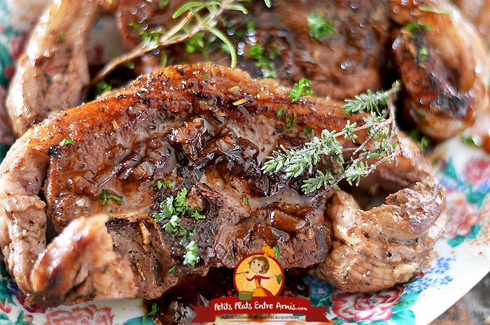 Cotes D Agneau Aux Herbes Et Vinaigre Balsamique Petits Plats Entre Amis