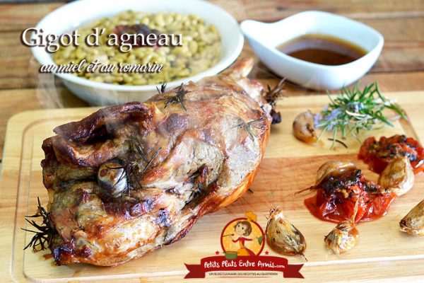 Gigot d'agneau à l'ail et au romarin